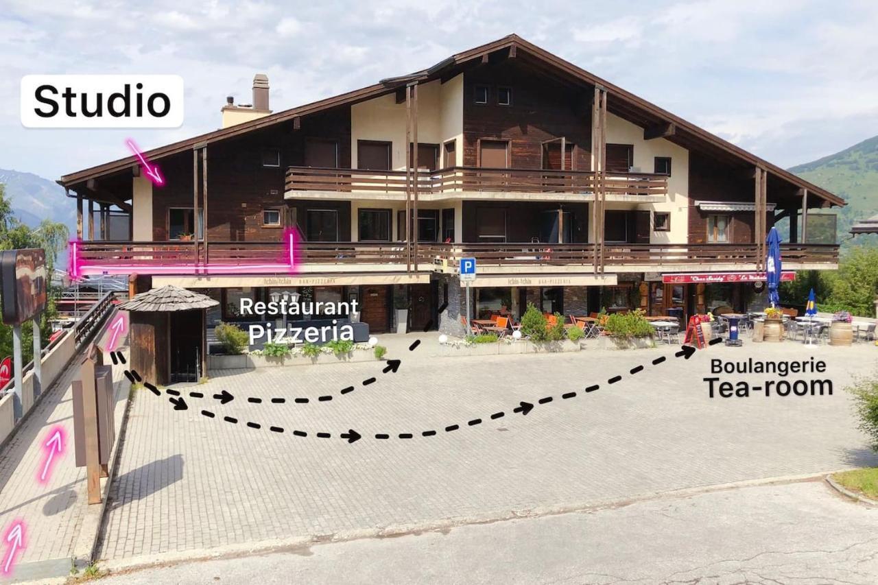 Charmant Studio, 2 adultes , Centre de Nendaz Exterior foto
